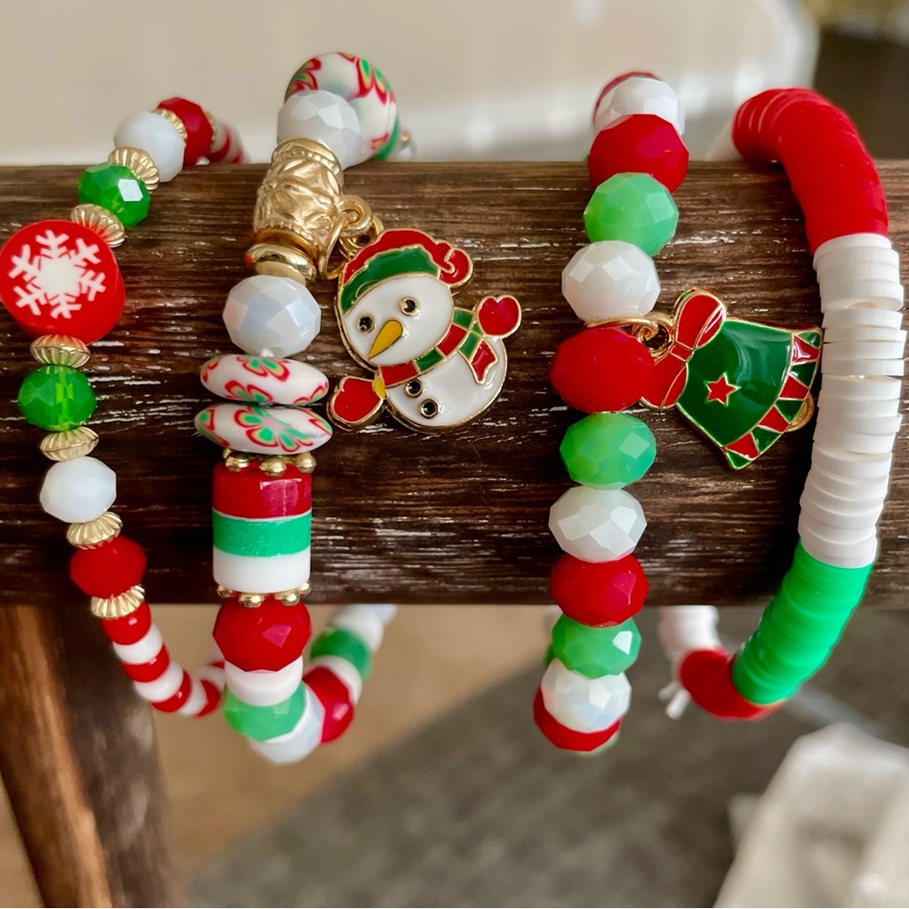Christmas Bracelets-Set of Four.